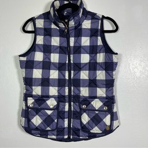 U.S. Polo Assn. Plaid Puffer Vest. Size Small. In excellent condition!